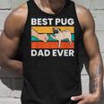 Pug Lover Best Pug Dad Ever Unisex Tank Top Gifts for Him