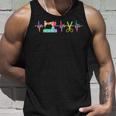 Quilter Sewing Heartbeat For Quilting Lover Mm Unisex Tank Top Gifts for Him