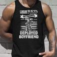 Red Friday Military Girlfriend Deployed Patriotic Unisex Tank Top Gifts for Him
