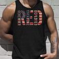 Red Fridays Remember Everyone Deployed American Flag Unisex Tank Top Gifts for Him
