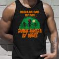 Regular Dad By Day Zombie Hunter By Night Halloween Single Dad Tank Top Gifts for Him