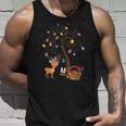 Reindeer Animal Rabbit Hunting Egg Tree Bunny Easter Day Unisex Tank Top Gifts for Him