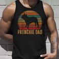 Retro French Bulldog Dad Gift Dog Owner Pet Frenchie Father Unisex Tank Top Gifts for Him