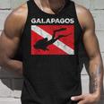 Retro Galapagos Islands Scuba Dive Vintage Dive Flag Diving Unisex Tank Top Gifts for Him