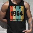 Retro March 1964 Vintage 55Th Birthday Gift Unisex Tank Top Gifts for Him