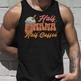 Retro Mothers Day Half Mama Half Coffee Caffeine Lover Unisex Tank Top Gifts for Him