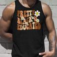 Retro Pretty Black And Educated I Am The Strong African Unisex Tank Top Gifts for Him