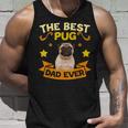 Retro Vintage Best Pug Dad Ever Fathers Day Tank Top Gifts for Him