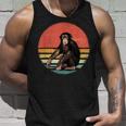 Retro Vintage Chimpanzee Monkey Wild Forest Animal Unisex Tank Top Gifts for Him