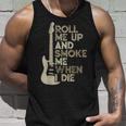 Roll Me Up And Smoke Me When I Die Guitar Unisex Tank Top Gifts for Him