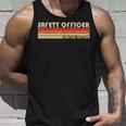 Safety Officer Funny Job Title Profession Birthday Worker Unisex Tank Top Gifts for Him