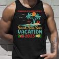 Sand Sea Sun Vacation 2023 Pensacola Florida Beach Unisex Tank Top Gifts for Him