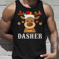 Santa Reindeer Dasher Xmas Group Costume Unisex Tank Top Gifts for Him
