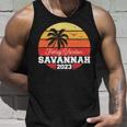 Savannah Family Vacation 2023 Matching Holiday Summer Unisex Tank Top Gifts for Him