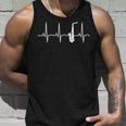 Saxophone Player Saxophone Heartbeat Unisex Tank Top Gifts for Him