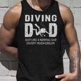 Scuba Diving Dad Like A Normal Dad Except Much Cooler Men Women Tank Top Graphic Print Unisex Gifts for Him
