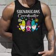 Shenanigans Coordinator Bunny Gnome Rabbit Easter Day Unisex Tank Top Gifts for Him