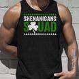 Shenanigans Squad Matching St Patricks Day Irish Leaf Unisex Tank Top Gifts for Him