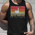 Silly Goose On The Loose Funny Silly Goose University Unisex Tank Top Gifts for Him
