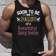 Soon To Be Daddy Of A Beautiful Baby Girl New Dad Father Day Unisex Tank Top Gifts for Him