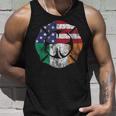 St Patricks Day Firefighter Irish American Flag Gift Unisex Tank Top Gifts for Him
