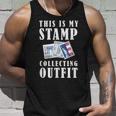 Stamp Collecting Funny Collector Philatelist Postal Worker Men Women Tank Top Graphic Print Unisex Gifts for Him