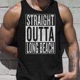 Straight Outta Long Beach Great Travel & Gift Idea Unisex Tank Top Gifts for Him