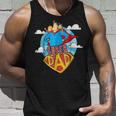 Super Dad Super Hero Fathers Day Gift Unisex Tank Top Gifts for Him