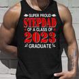 Super Proud Stepdad Of A Class Of 2023 Graduate Proud Family Unisex Tank Top Gifts for Him
