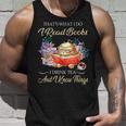 Thats I Do I Read Books Drink Tea And Know Things Funny Owl V2 Unisex Tank Top Gifts for Him