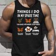 Things I Do In Spare Time Plant Milkweed Monarch Butterfly Unisex Tank Top Gifts for Him