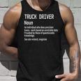 Truck Driver Definition Trucker Dictionary Trucking Noun Fun Tank Top Gifts for Him