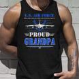 Us Air Force Proud Grandpa Fathers -Usaf Air Force Veterans Unisex Tank Top Gifts for Him