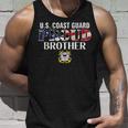Us Proud Coast Guard Brother With American Flag Veteran Day Unisex Tank Top Gifts for Him