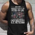 Us Veteran Father-In-Law -Veterans Day Us Patriot Patriotic Unisex Tank Top Gifts for Him