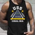 Uss Coral Sea Aircraft Carrier Military Veteran Unisex Tank Top Gifts for Him