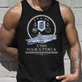 Uss Saratoga Cva-60 Naval Ship Military Aircraft Carrier Unisex Tank Top Gifts for Him