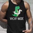 Vacay Mode Cute DinosaurFunny Family Vacation Gift Unisex Tank Top Gifts for Him
