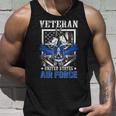 Veteran Of The United States Us Air Force American Flag Usaf Unisex Tank Top Gifts for Him