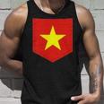 Vietnam Flag With Printed Vietnamese Flag Pocket Unisex Tank Top Gifts for Him
