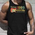 Vintage 1989 Birthday Gifts Guitar Lovers 34Th Birthday Unisex Tank Top Gifts for Him