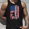 Vintage American Flag Football Dad Daddy Men Gift Unisex Tank Top Gifts for Him