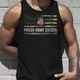 Vintage American Flag Proud Army Cousin Veteran Day Gift Unisex Tank Top Gifts for Him
