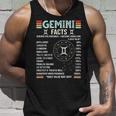 Vintage Astrology May June Birthday Zodiac Sign Retro Gemini Tank Top Gifts for Him