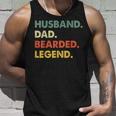 Vintage Beard Husband Dad Bearded Legend Men Tank Top Geschenke für Ihn