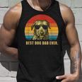 Vintage Best Dog Dad EverIrish Wolfhound Unisex Tank Top Gifts for Him
