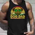 Vintage Best Pug Dad Ever Dog Daddy Father Unisex Tank Top Gifts for Him