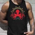 Vintage Octopus Gift Print Retro Octopi Retro Octopus Unisex Tank Top Gifts for Him