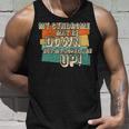 Vintage Retro My Syndrome May Be Down But My Hope Is Up Unisex Tank Top Gifts for Him