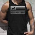 Vintage Usa Flag Proud Rottweiler Dad Rottie Silhouette Unisex Tank Top Gifts for Him